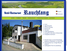 Tablet Screenshot of hotel-rauchfang.com